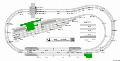 KATO Japan オーソドックスな複線エンドレスプラン