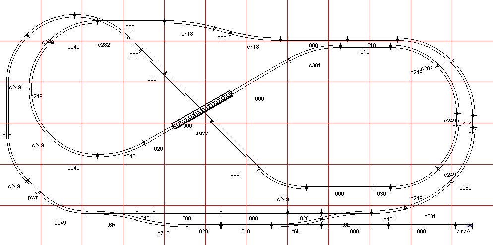KATO USA Unitrack Plan for Scenic Ridge Layout Kit